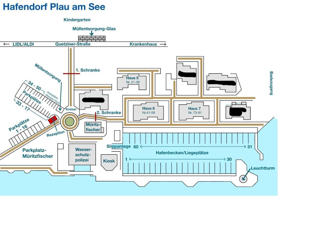 Apartamento Whg_ _Hafenparadies_ P6A7 Optional Plau am See Exterior foto